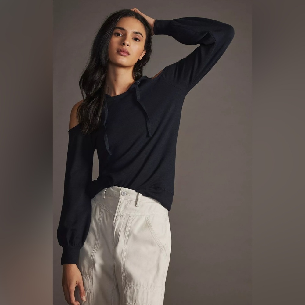 Daily Practice Isla Cold Shoulder Hoodie, Size S